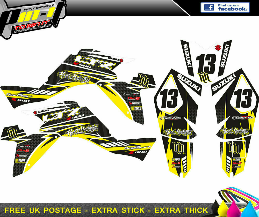 suzuki ltz400 fi sticker kit 2009 -2015