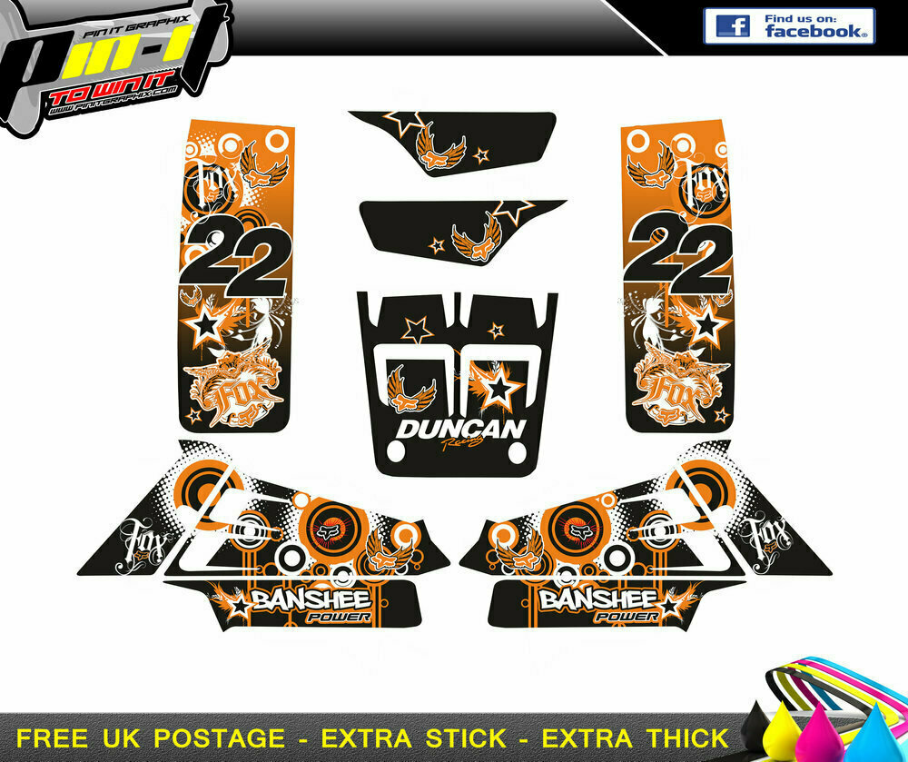yamaha banshee 350 sticker kit