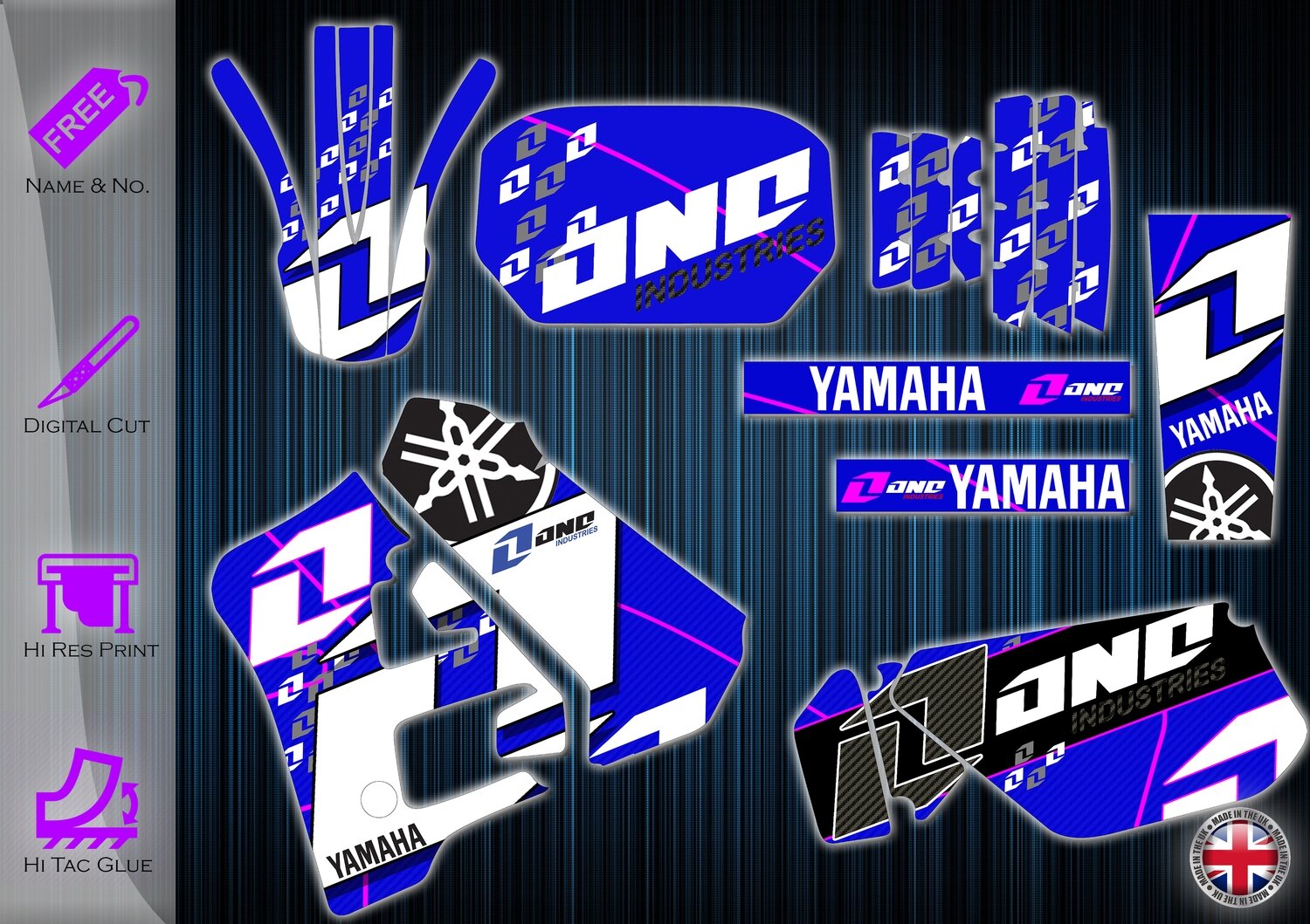 yamaha dtr125 sticker  1991-2003