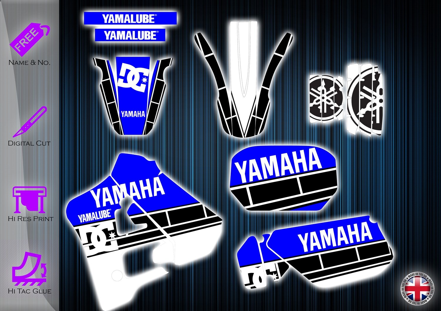 yamaha dtr125 sticker  1991-2003