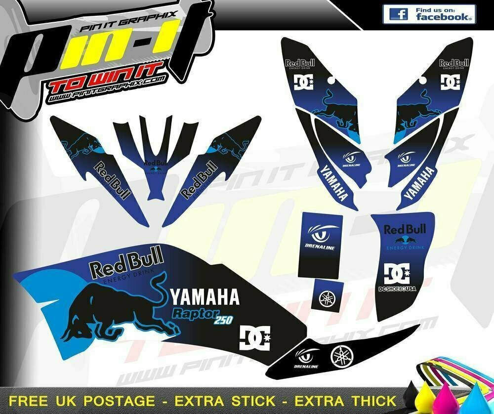 yamaha raptor 250 sticker kit