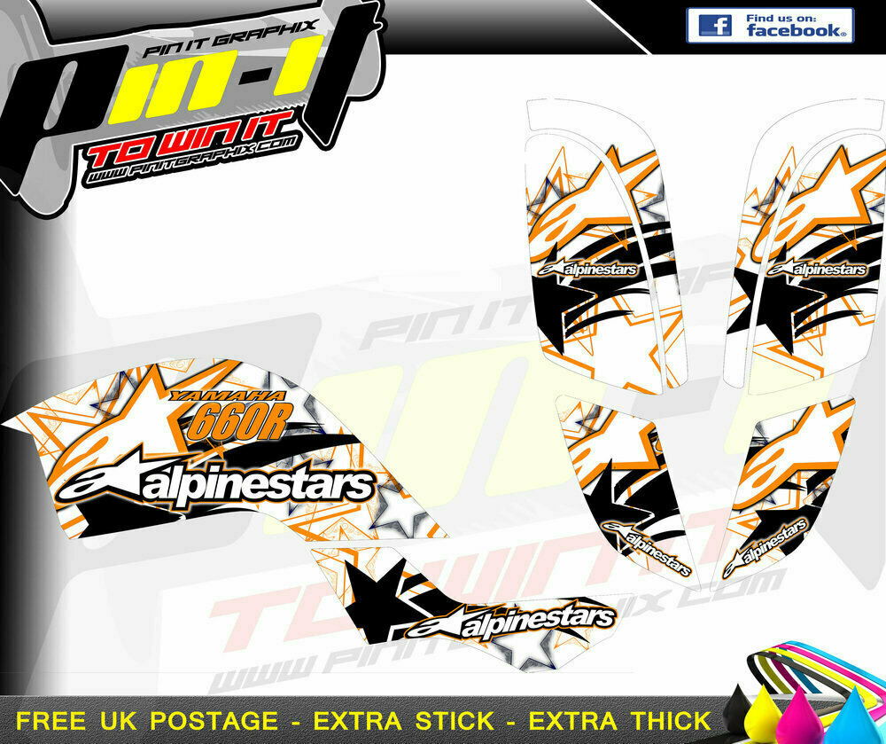 yamaha raptor 660r  sticker kit sticker kit