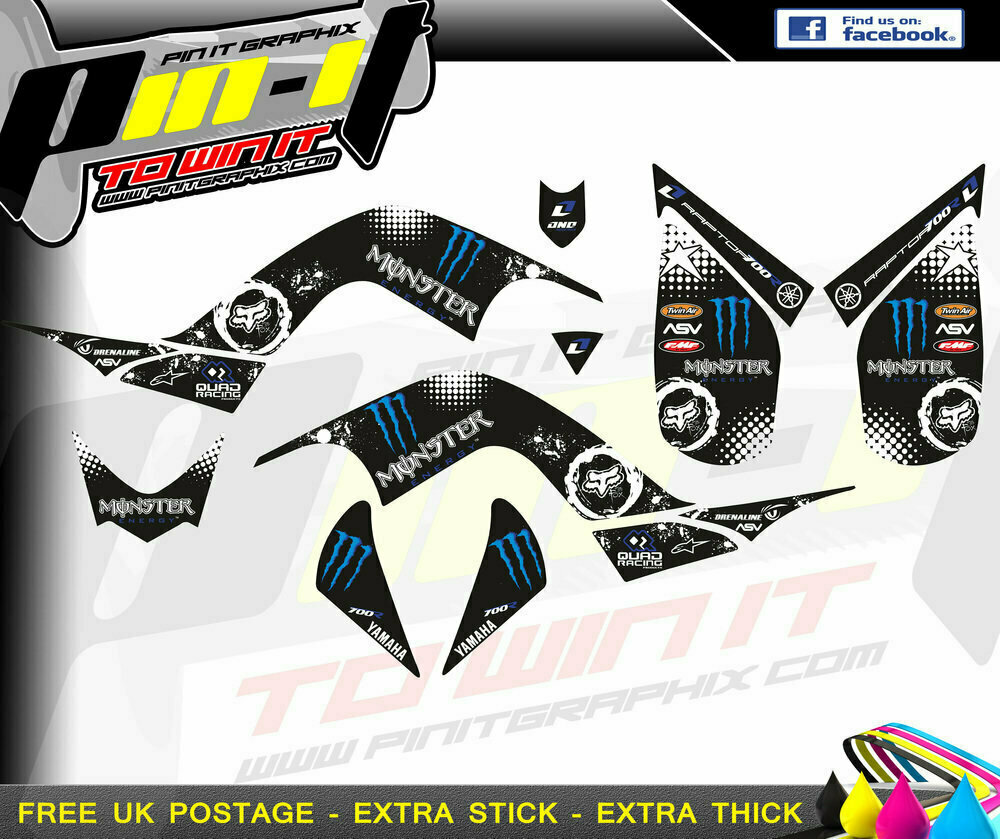 yamaha raptor 700 (yfm700) sticker kit sticker kit