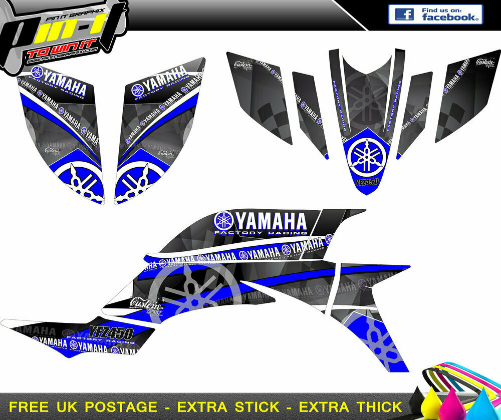 yamaha yfz450 sticker kit 2003-2008 (carb)