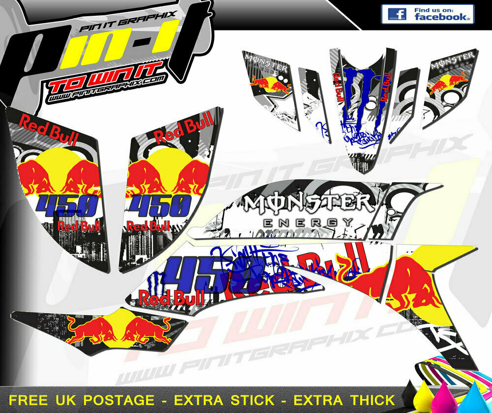 yamaha yfz450 sticker kit 2003-2008 (carb)