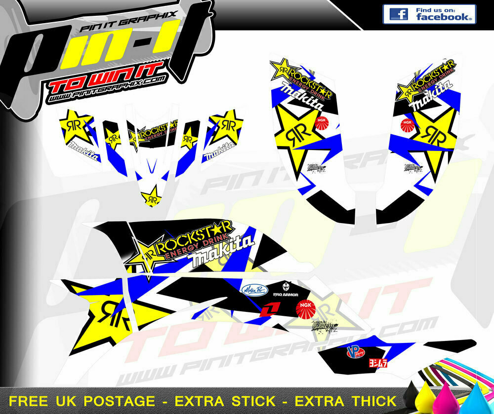 yamaha yfz450 sticker kit 2003-2008 (carb)