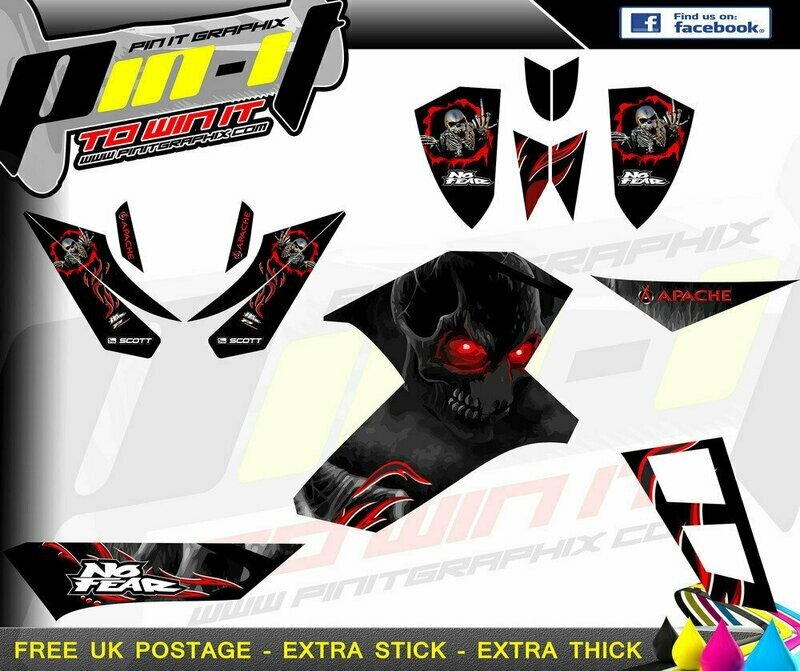 apache rlx 400 / 450 sticker kit sticker kit