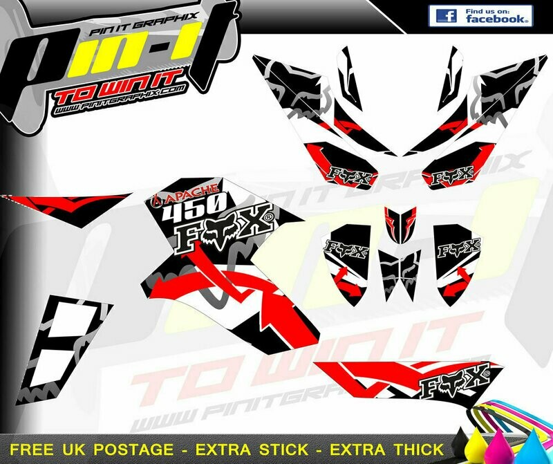 apache rlx 400 / 450 sticker kit sticker kit