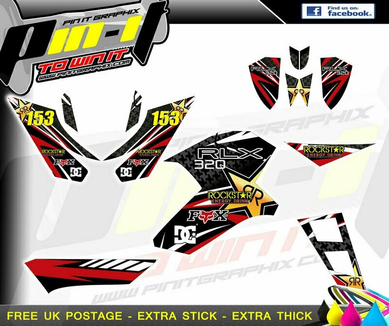 apache rlx 400 / 450 sticker kit sticker kit