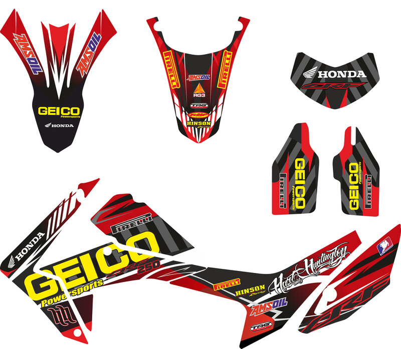 honda crf250l sticker kit