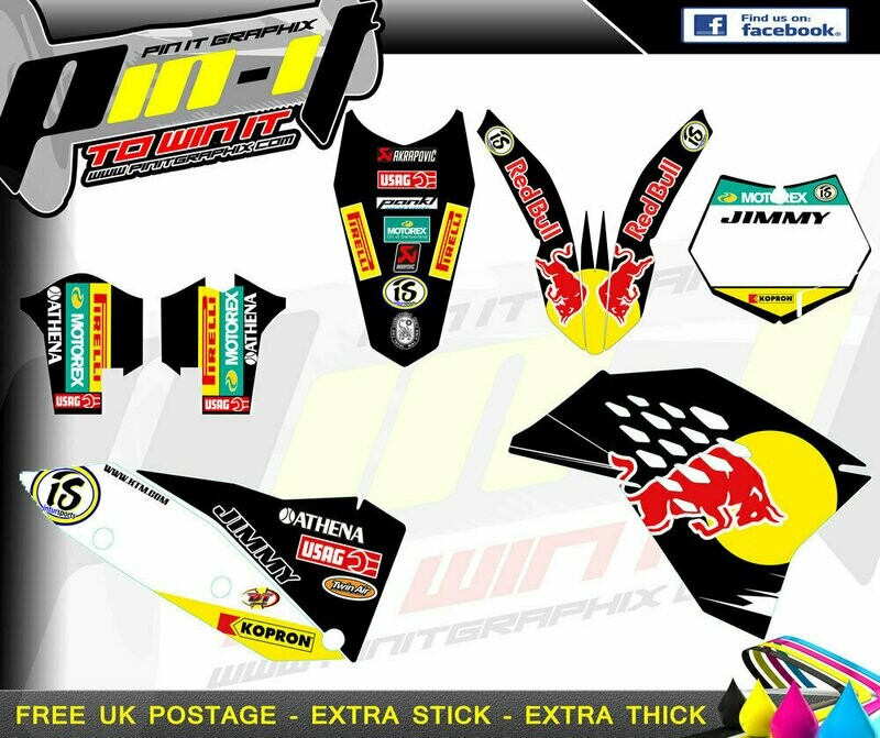 ktm sx series 07-10 all 08-10 (11)  sticker kit