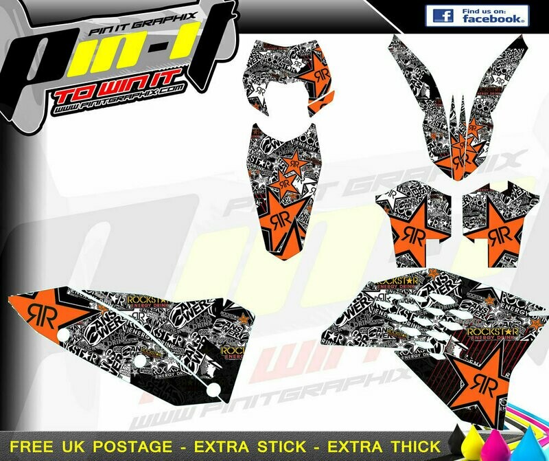 ktm sx series 07-10 all 08-10 (11)  sticker kit
