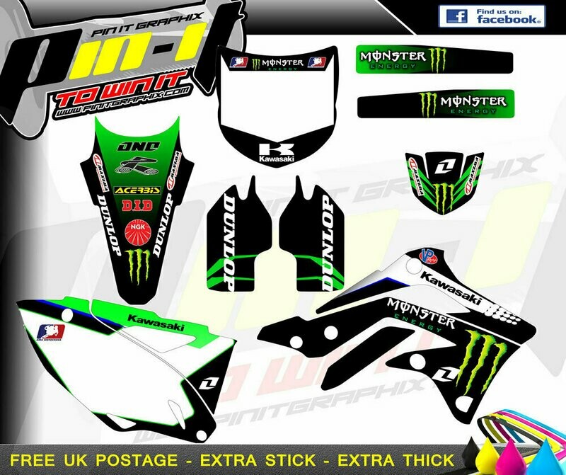 kxf 250 2013-2015 sticker kit