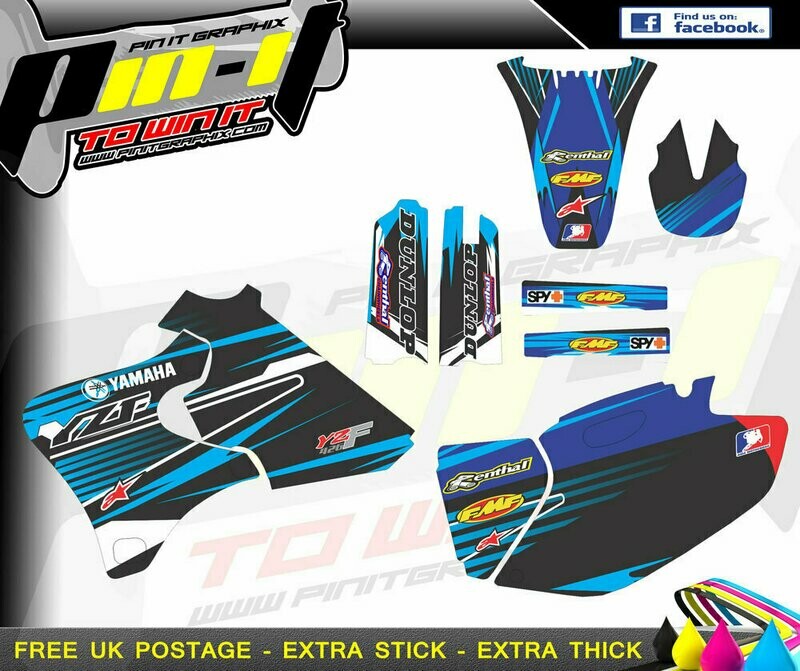 yamaha yzf250-400-426 98-02   sticker kit