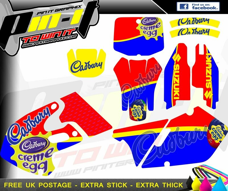 suzuki rm 125 / 250 1999-2000 sticker kit