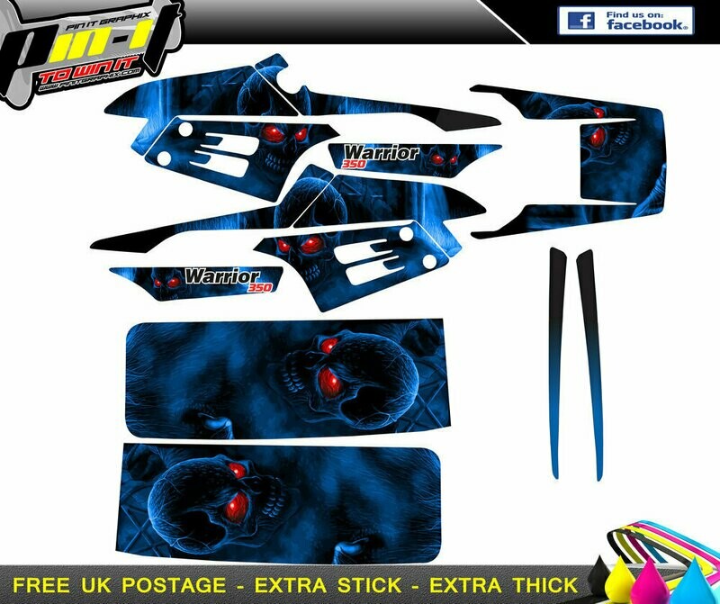 yamaha warrior sticker kit