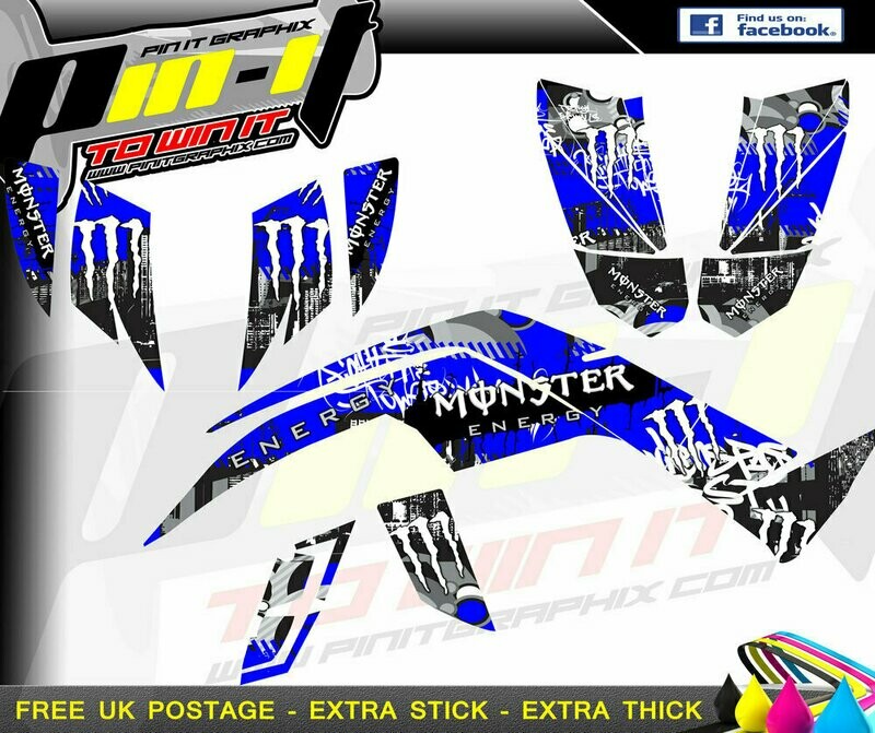 quadzilla 450 sport / dinli 450 sticker kit