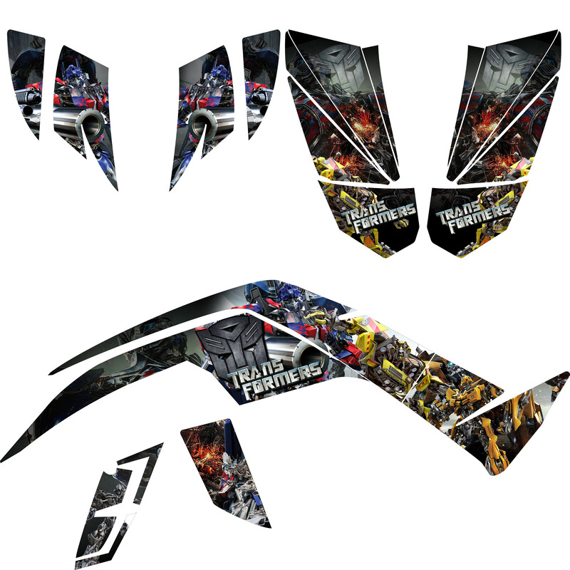 quadzilla 450 sport / dinli 450 sticker kit