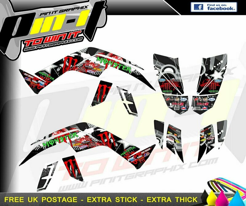 quadzilla 450 sport / dinli 450 sticker kit sticker kit