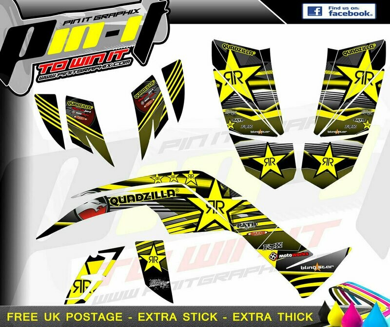quadzilla 450 sport / dinli 450 sticker kit sticker kit