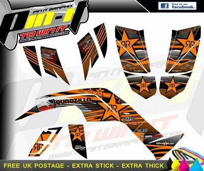 quadzilla 450 sport / dinli 450 sticker kit sticker kit