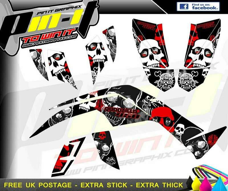 quadzilla 450 sport / dinli 450 sticker kit sticker kit