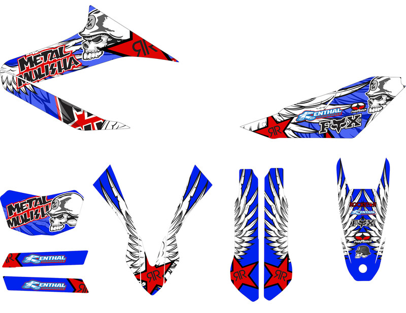 yamaha wr125 r sticker kit