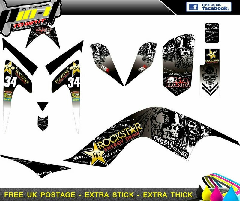 yamaha raptor 700 (yfm700) sticker kit sticker kit