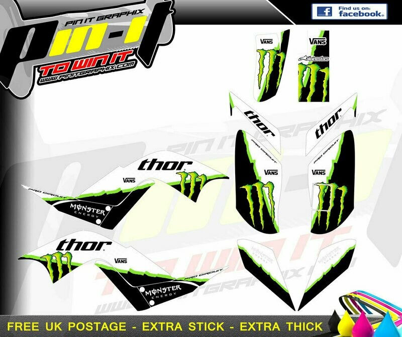 yamaha raptor 700 (yfm700) sticker kit sticker kit