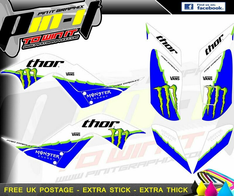 yamaha raptor 700 (yfm700) sticker kit sticker kit
