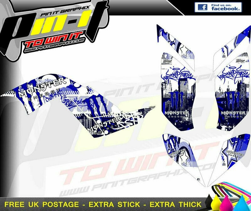 yamaha raptor 700 (yfm700) sticker kit sticker kit