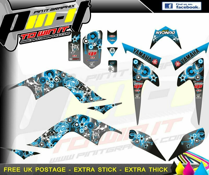 yamaha raptor 700 (yfm700) sticker kit sticker kit