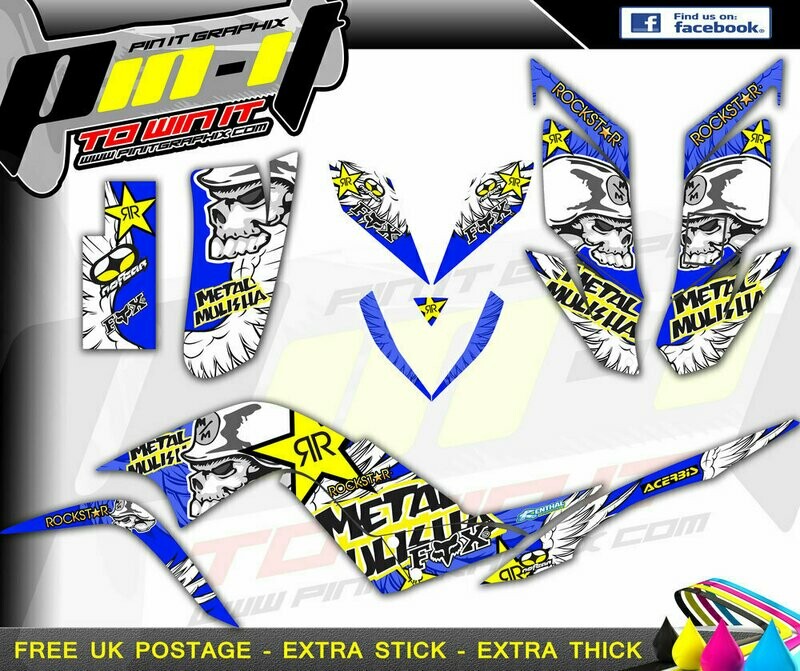 yamaha raptor 700 (yfm700) sticker kit sticker kit