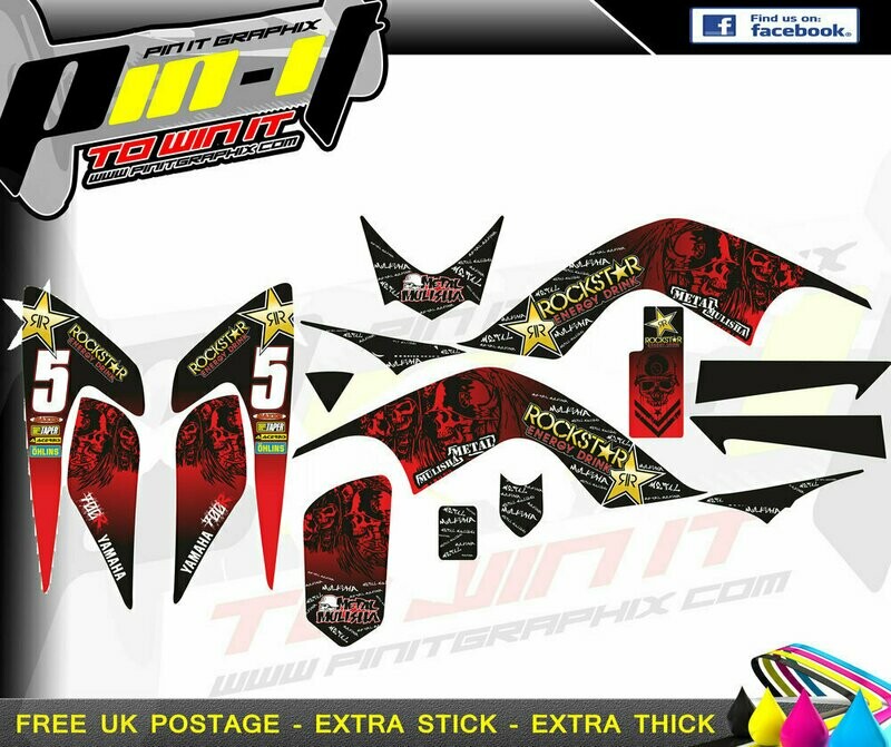 yamaha raptor 700 (yfm700) sticker kit sticker kit
