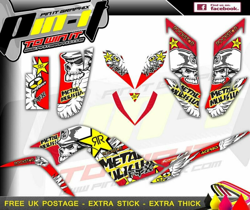 yamaha raptor 700 (yfm700) sticker kit sticker kit