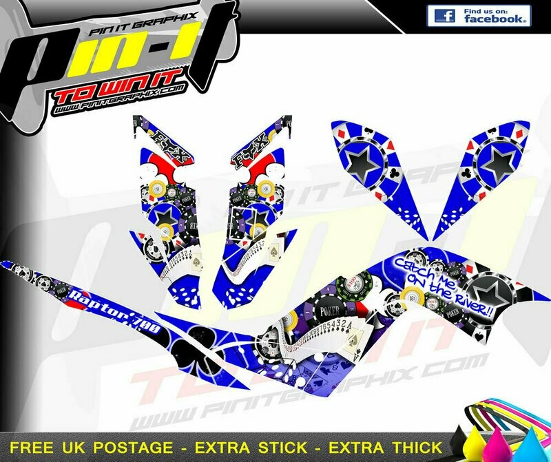 yamaha raptor 700 (yfm700) sticker kit sticker kit