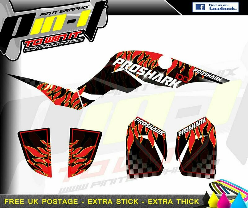 quadzilla proshark sticker kit