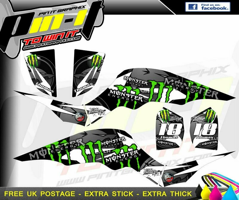 quadzilla proshark sticker kit