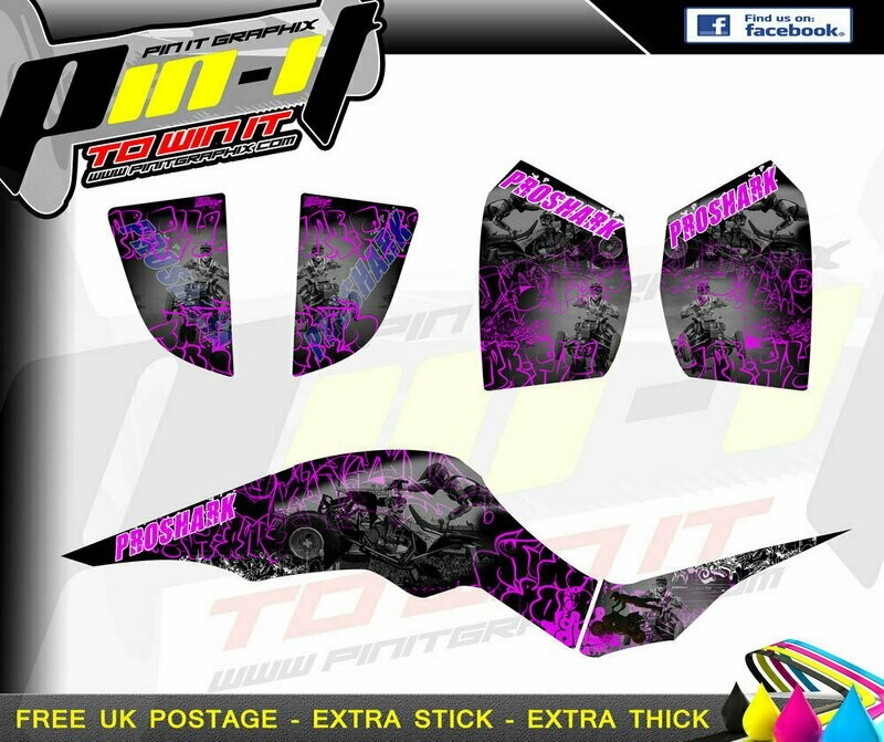 quadzilla proshark sticker kit
