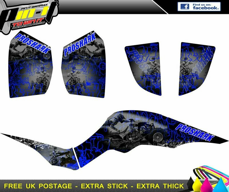 quadzilla proshark sticker kit