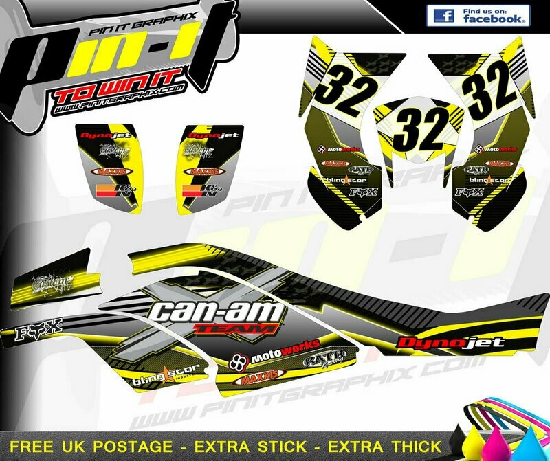 can am ds450 sticker kit