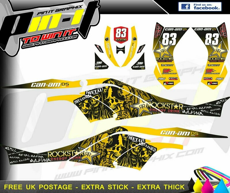 can am ds450 sticker kit