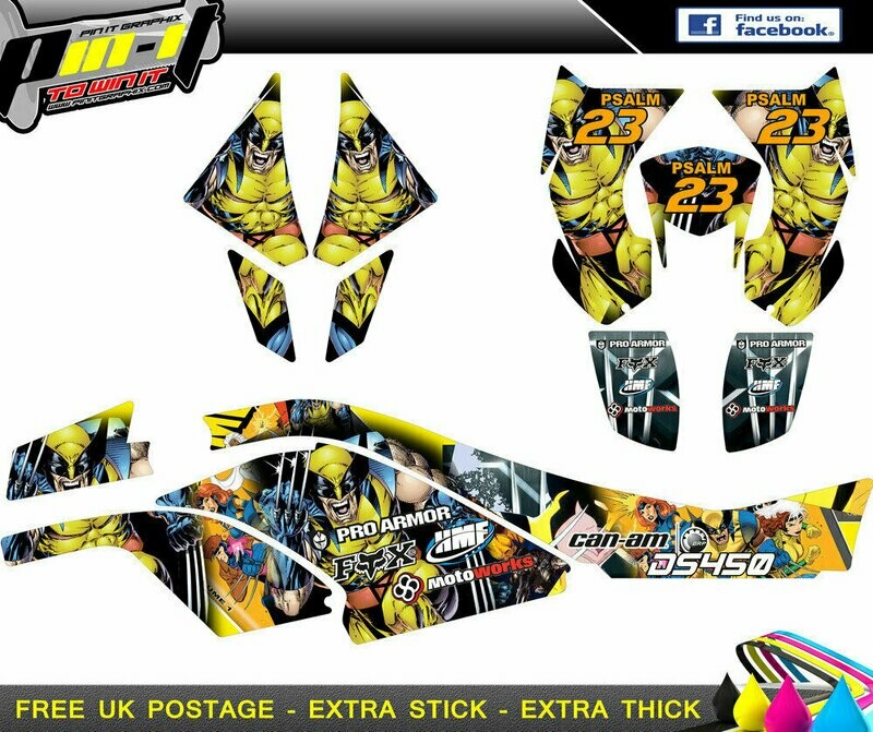 can am ds450 sticker kit