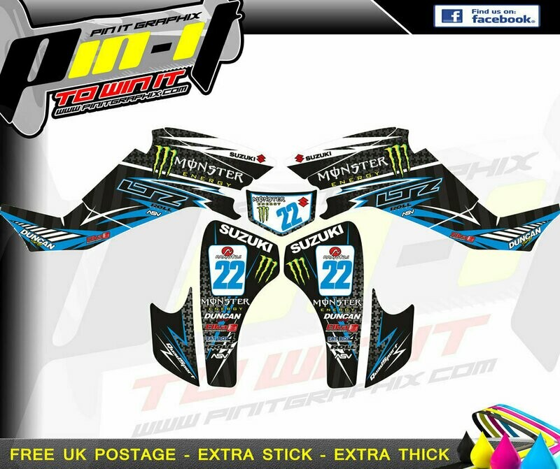 suzuki ltz400 sticker kit