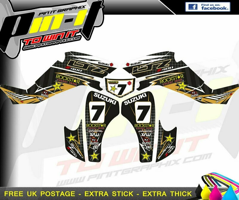 suzuki ltz400 sticker kit