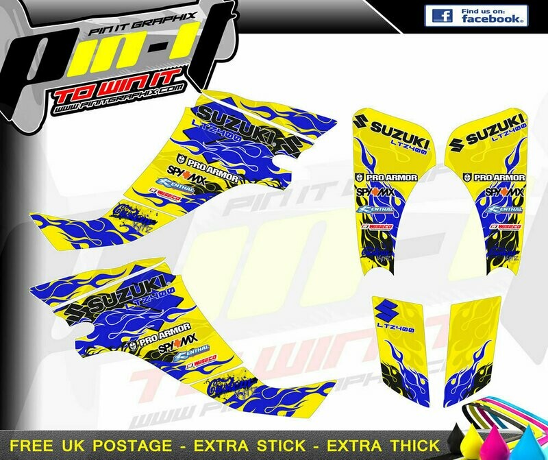 suzuki ltz400 sticker kit