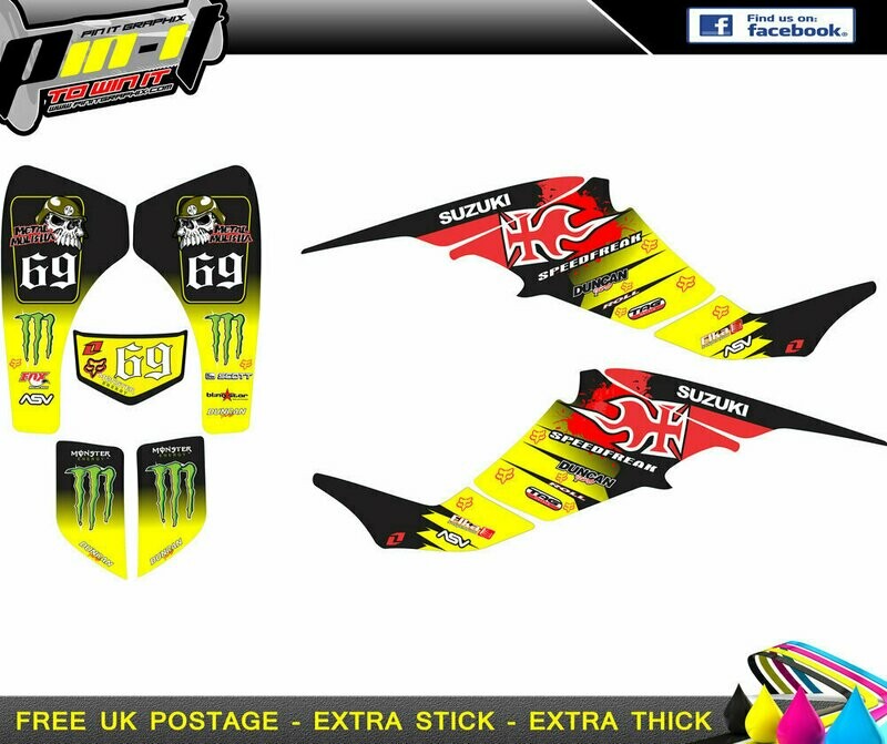 suzuki ltz400 sticker kit
