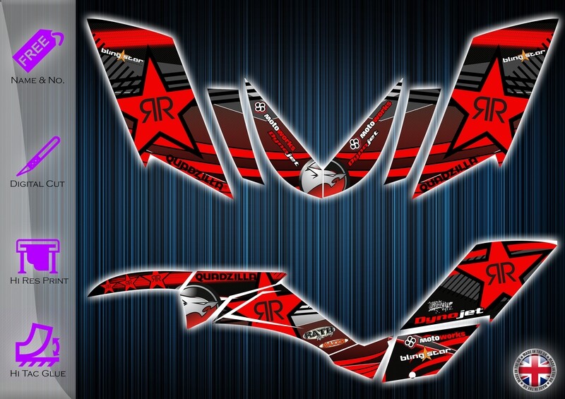 quadzilla 320 / 500 xlc sticker kit