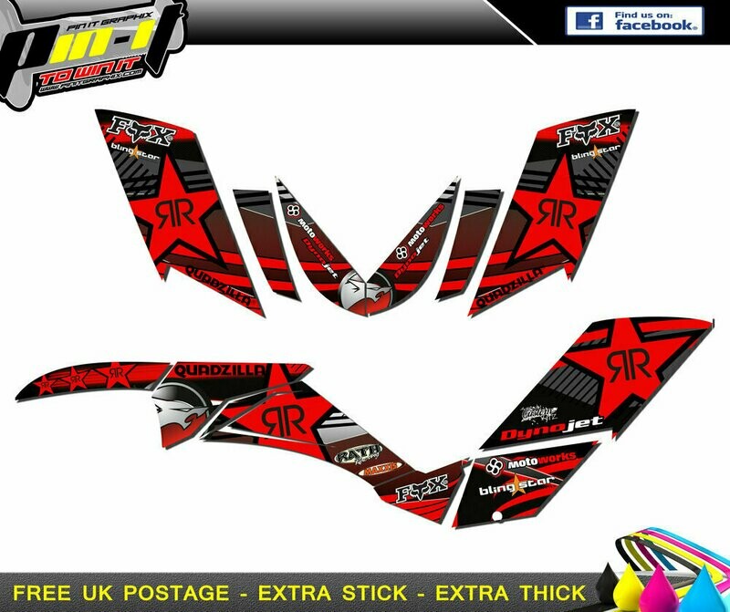 quadzilla 320 / 500 xlc sticker kit