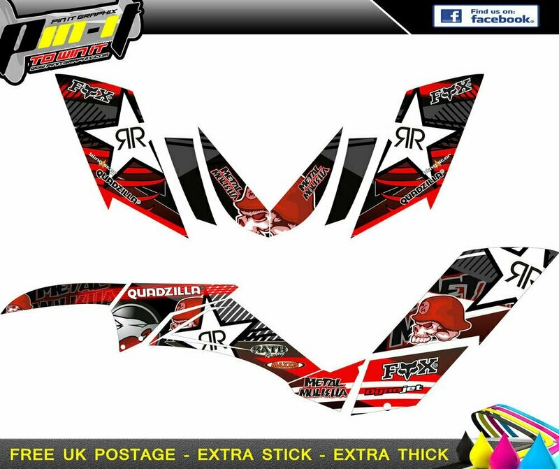 quadzilla 320 / 500 xlc sticker kit
